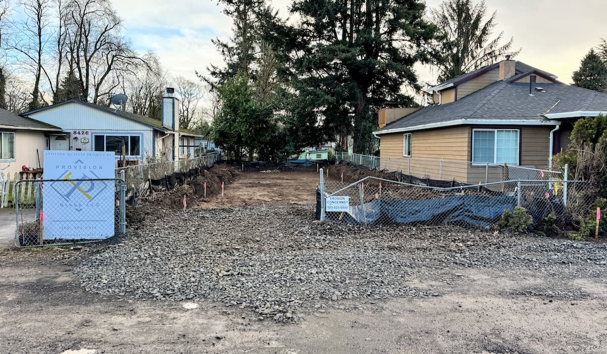 SE Clay Townhomes Underway
